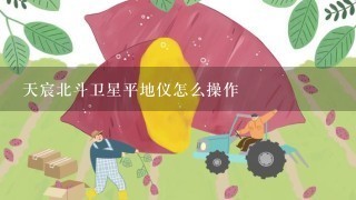 天宸北斗卫星平地仪怎么操作