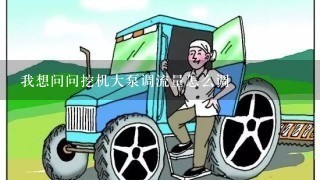 我想问问挖机大泵调流量怎么调