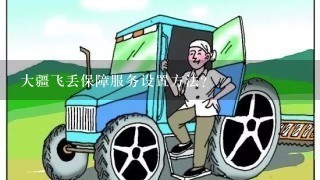 大疆飞丢保障服务设置方法？